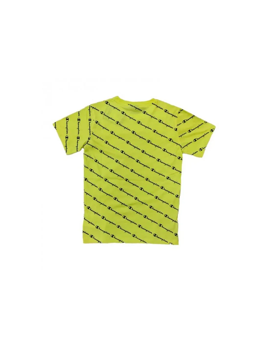 Camiseta Champion Cuello Caja Amarillo