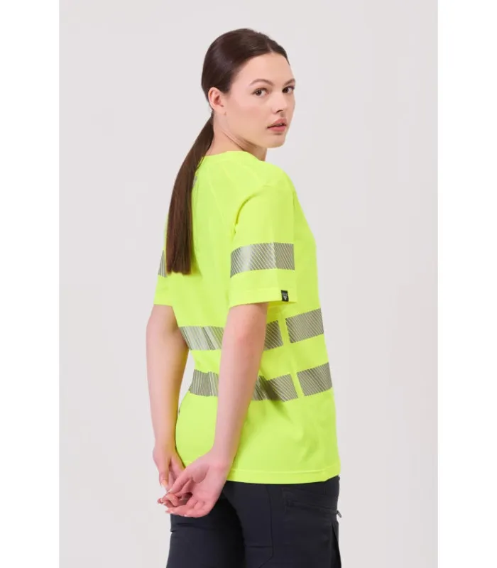 Camiseta de manga corta en micropiqué de poliéster con interior de algodón C3980