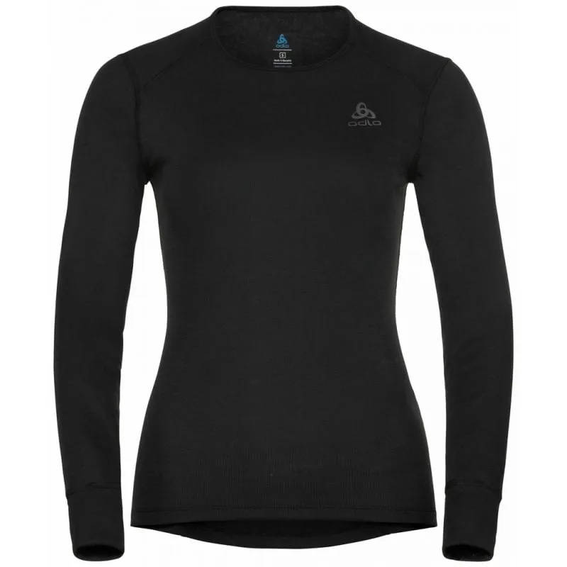 Camiseta de manga larga Odlo Active Warm Eco (Negro) Mujer