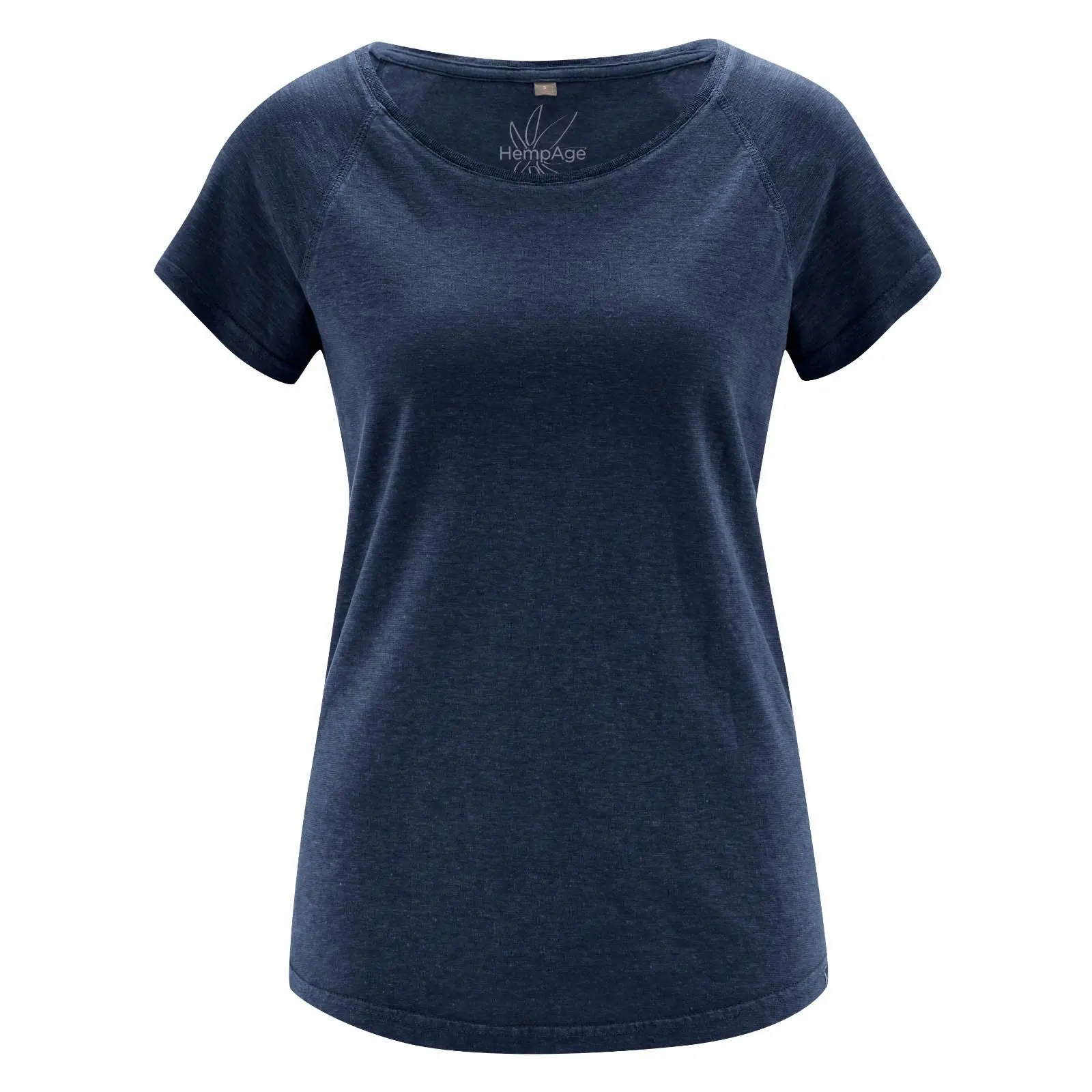 Camiseta manga corta mujer de cáñamo y algodón orgánico