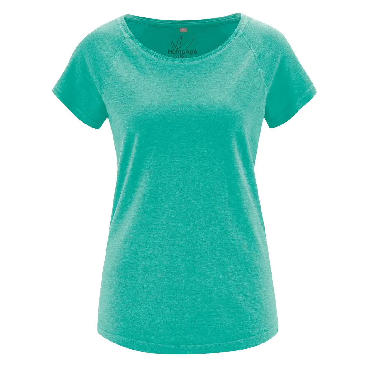 Camiseta manga corta mujer de cáñamo y algodón orgánico
