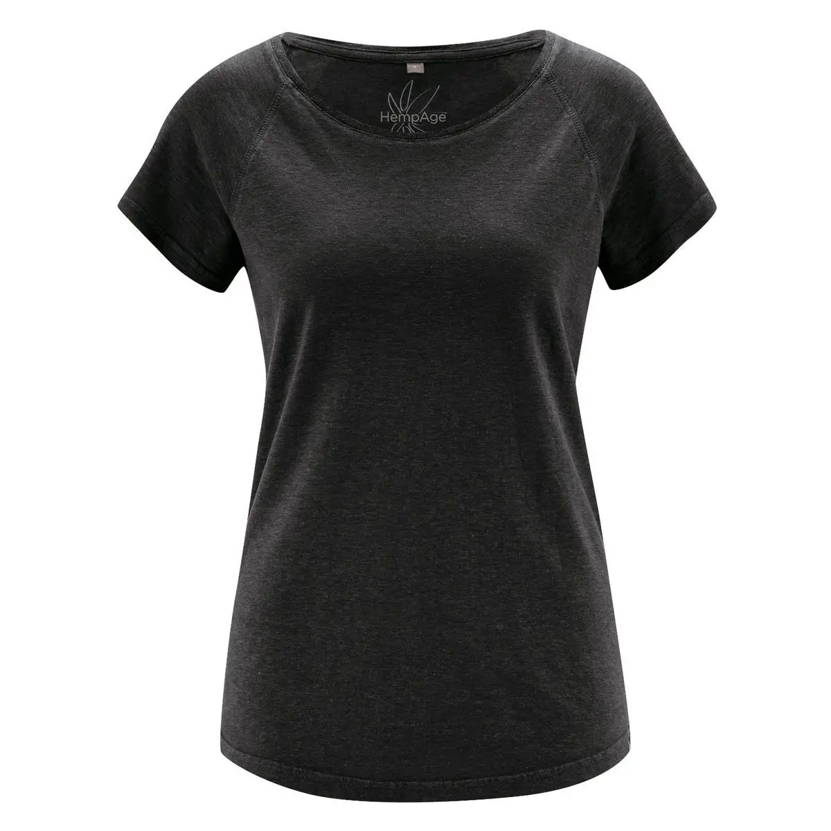 Camiseta manga corta mujer de cáñamo y algodón orgánico