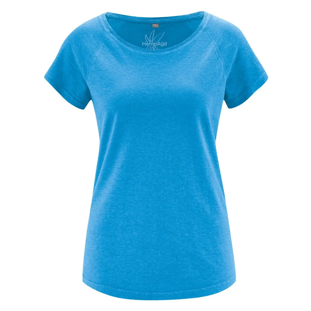 Camiseta manga corta mujer de cáñamo y algodón orgánico
