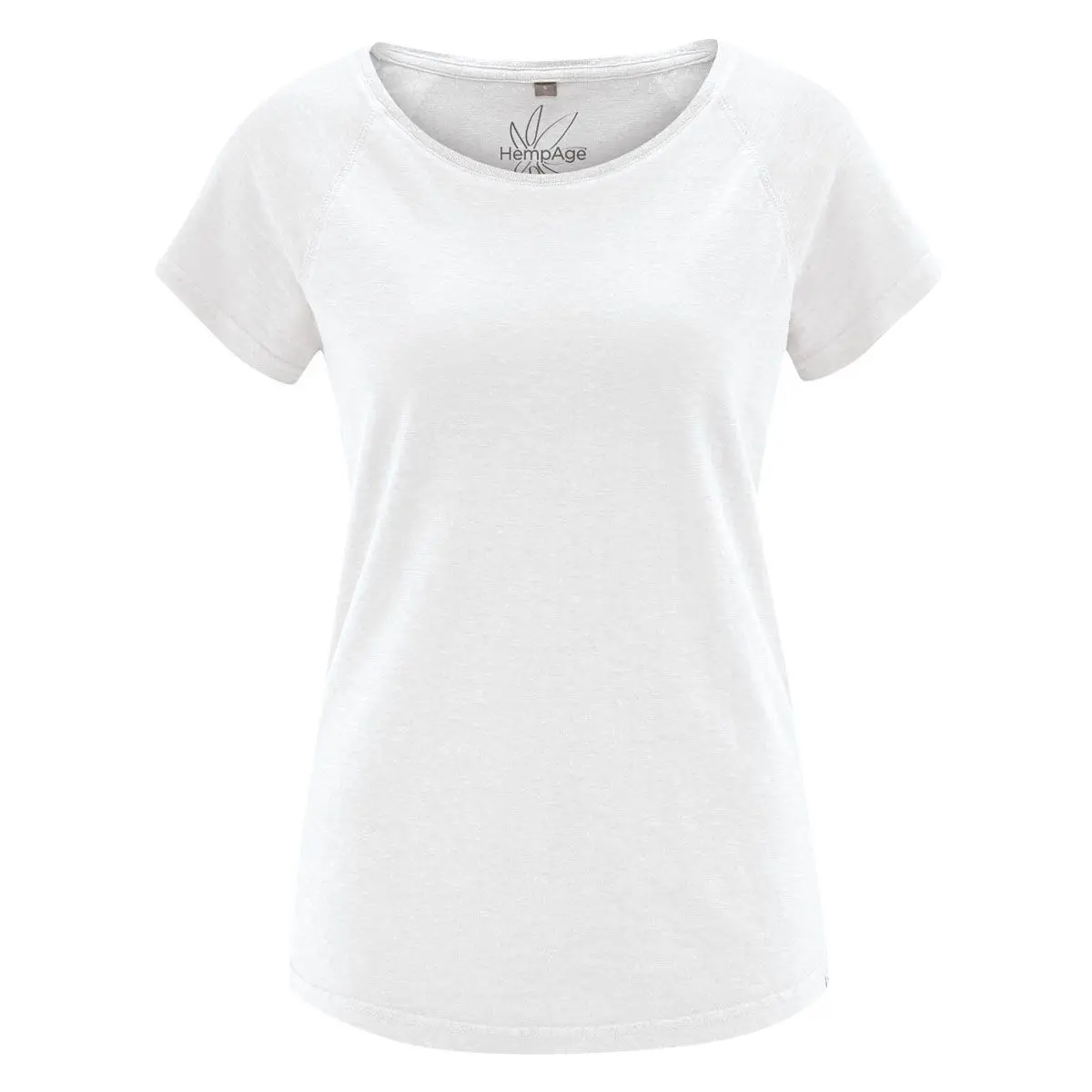 Camiseta manga corta mujer de cáñamo y algodón orgánico