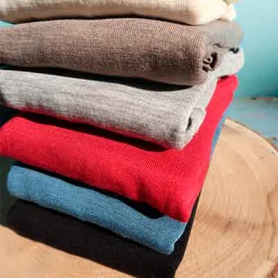 Camiseta térmica lana merino y seda Mujer