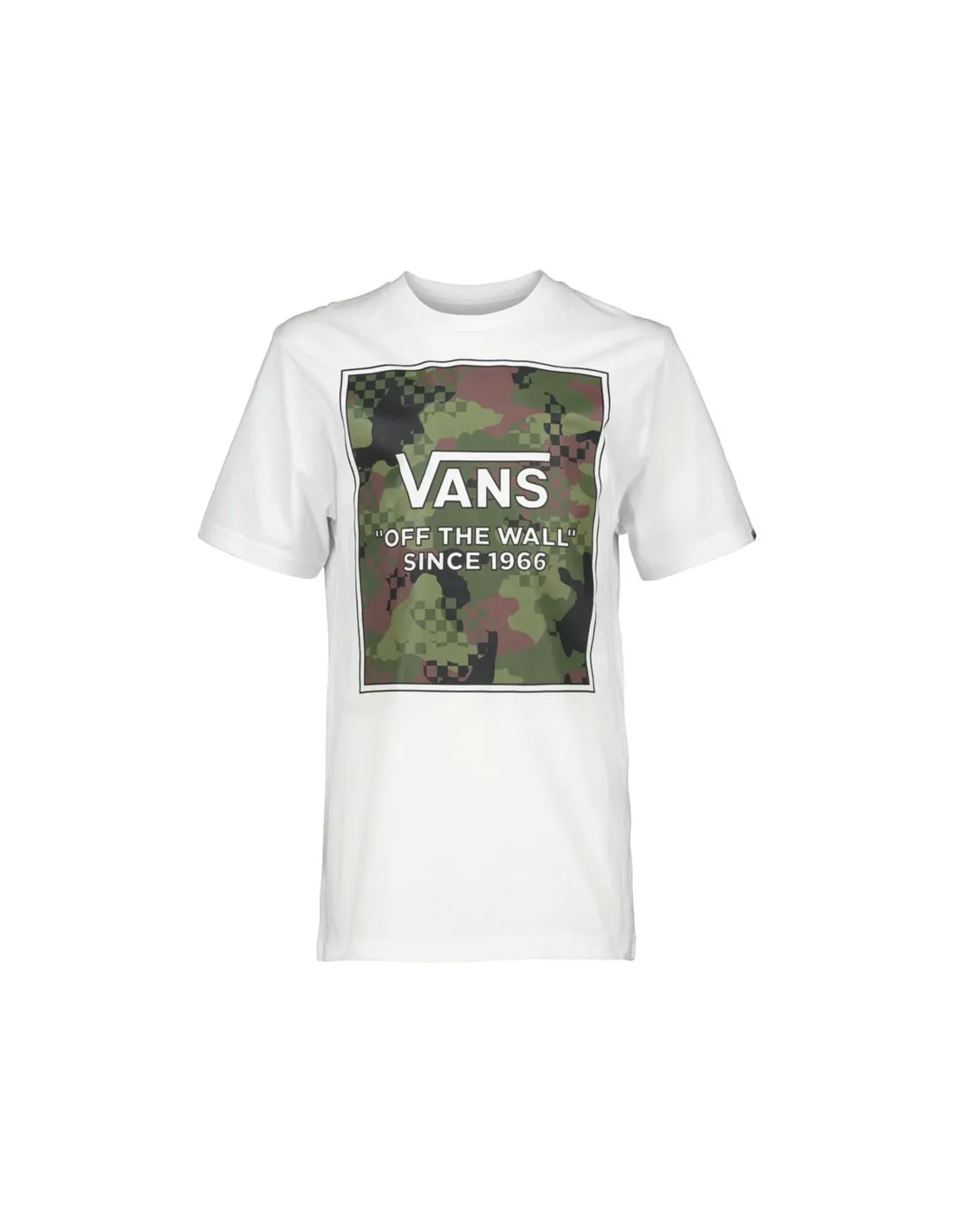 Camiseta Vans Camo Check Niño WH