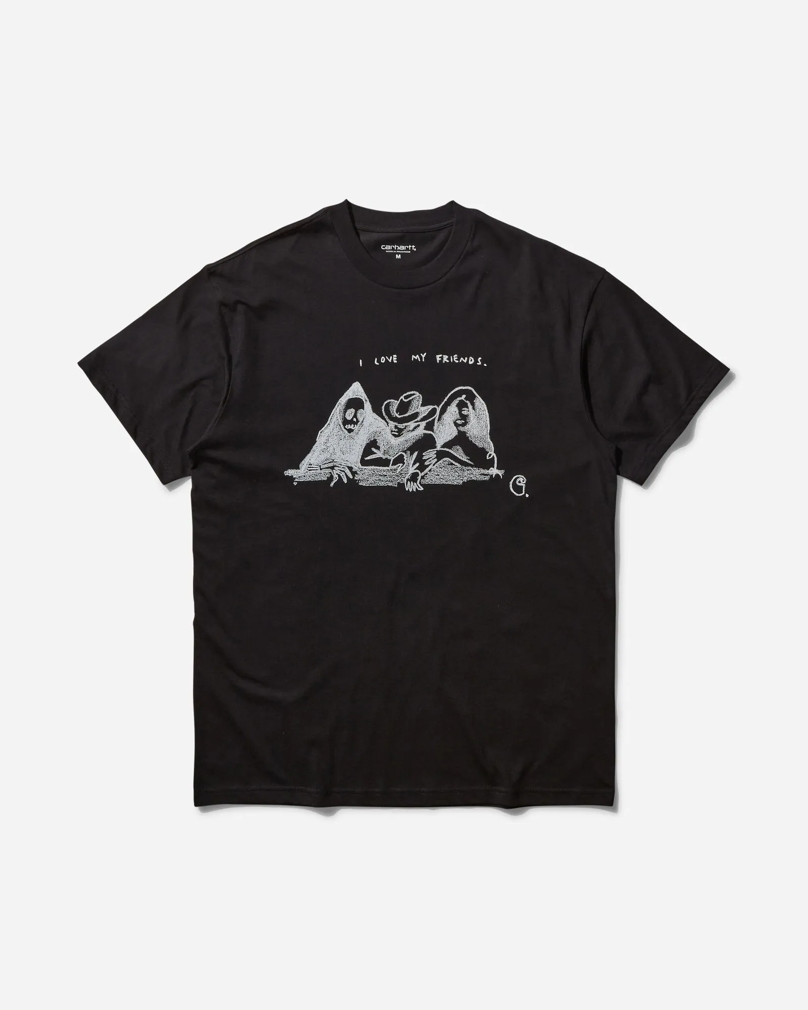 CARHARTT WIP PEPE FRIENDS TSHIRT BLACK