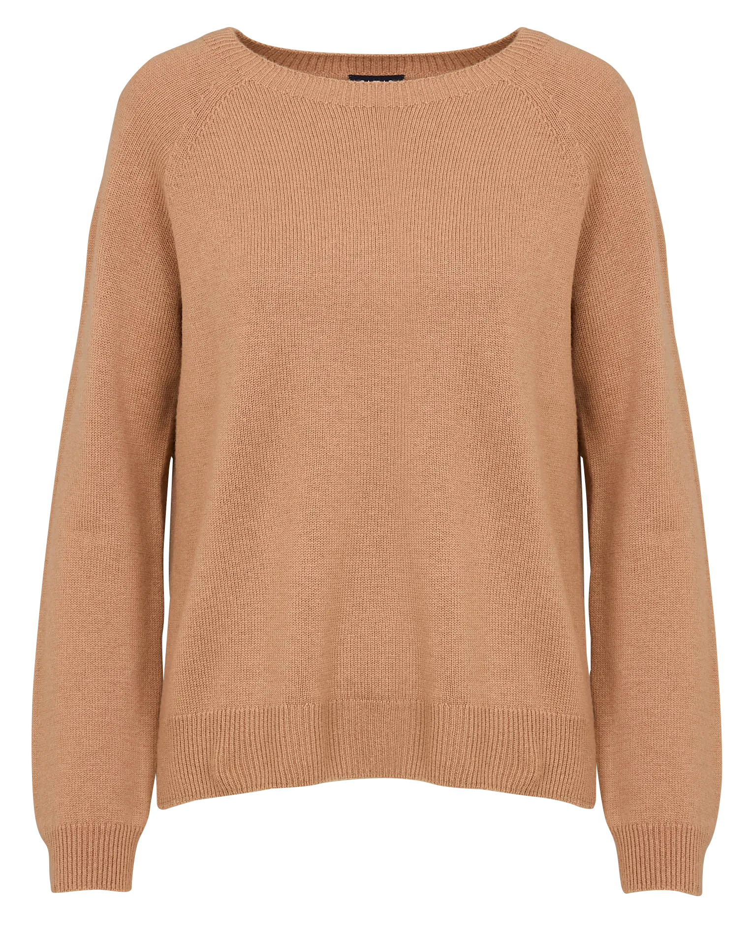 CAROLL MDIMITRI  JERSEY RECTO DE LANA CON CUELLO REDONDO EN MARRON