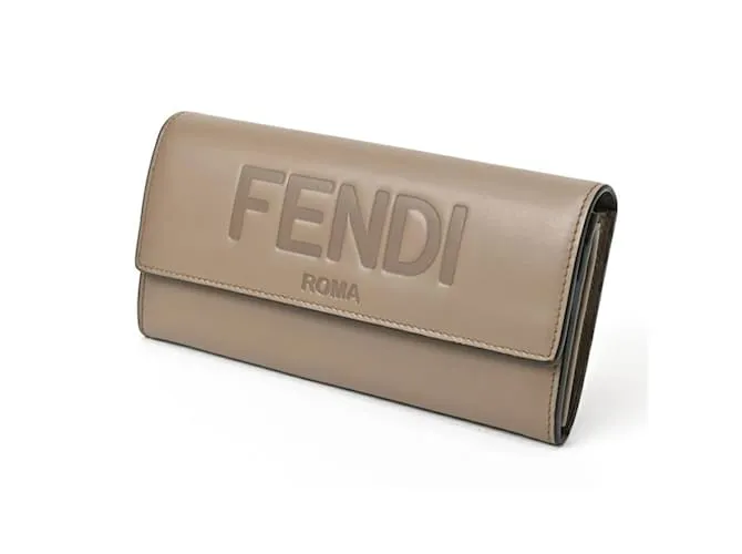 Cartera Larga Fendi Roma Gris 