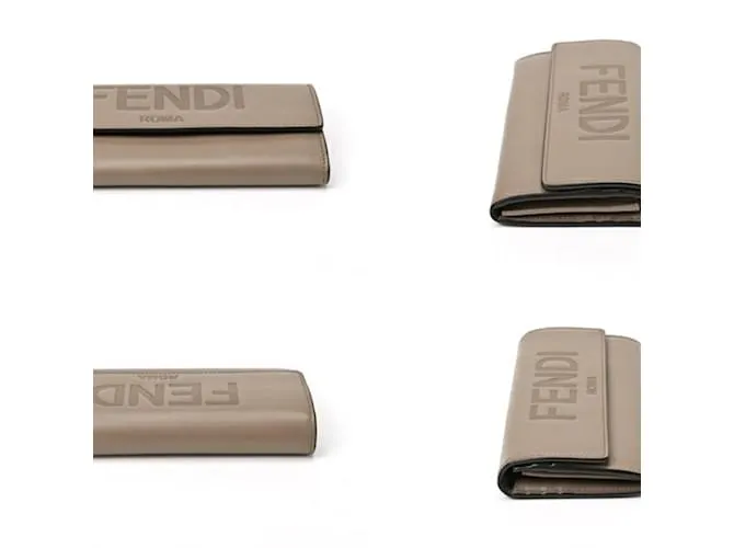 Cartera Larga Fendi Roma Gris 