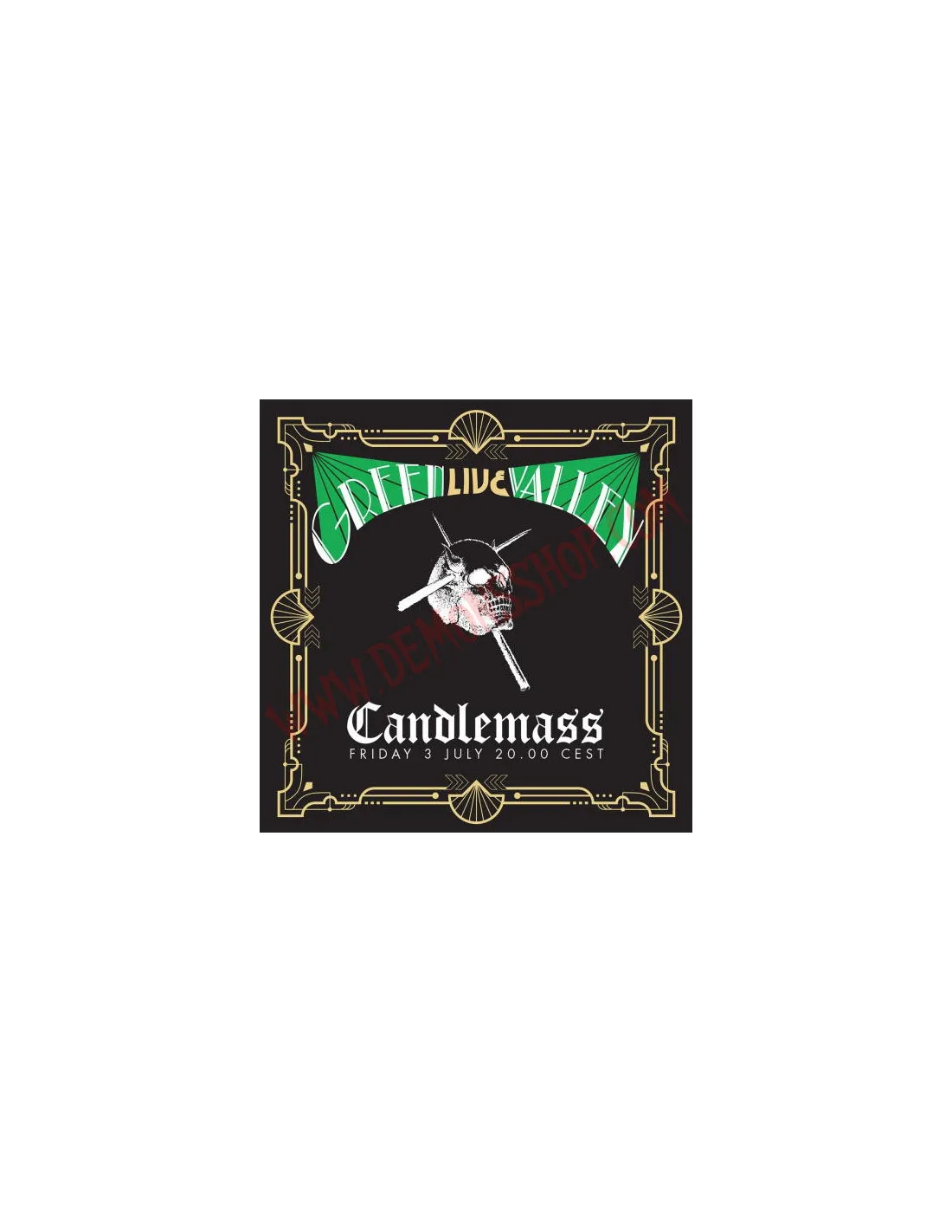 CD CANDLEMASS  GREEN VALLEY 'LIVE'