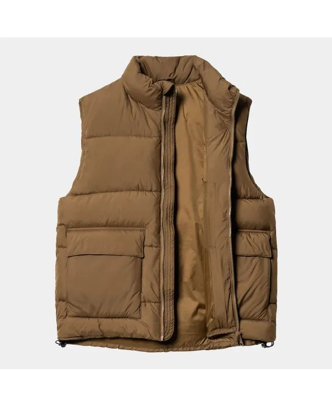 Chaleco acolchado Carhartt WIP Springfield Vest Marrón