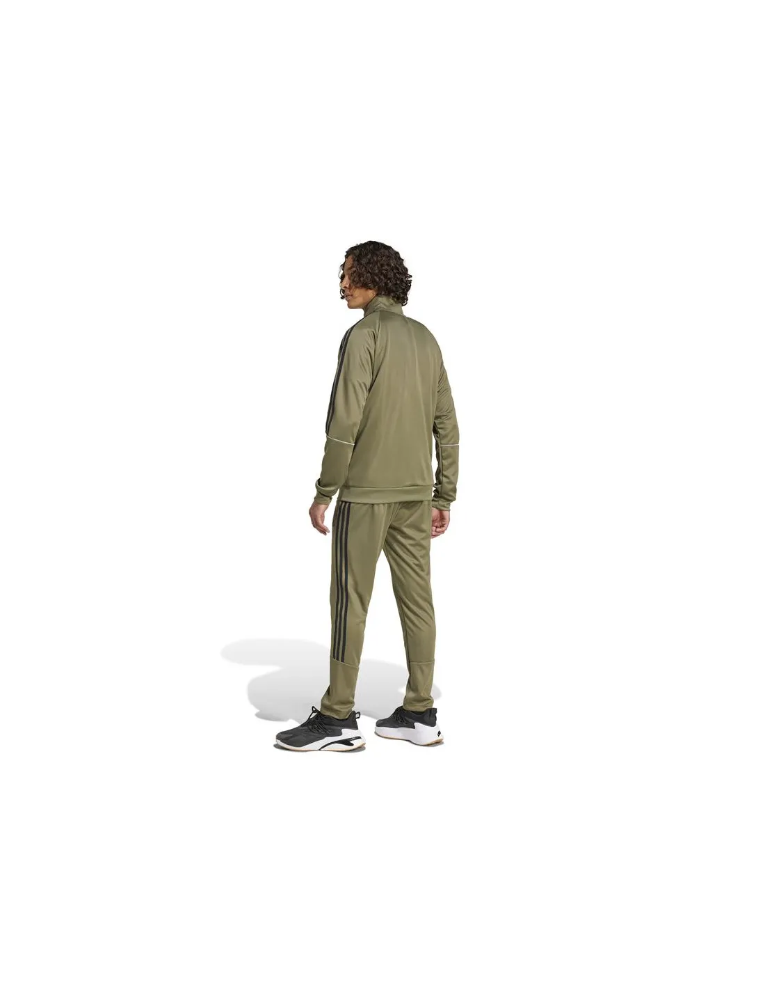 Chandal adidas Sportswear 3 Bandas Doubleknit Hombre Verde Oliva