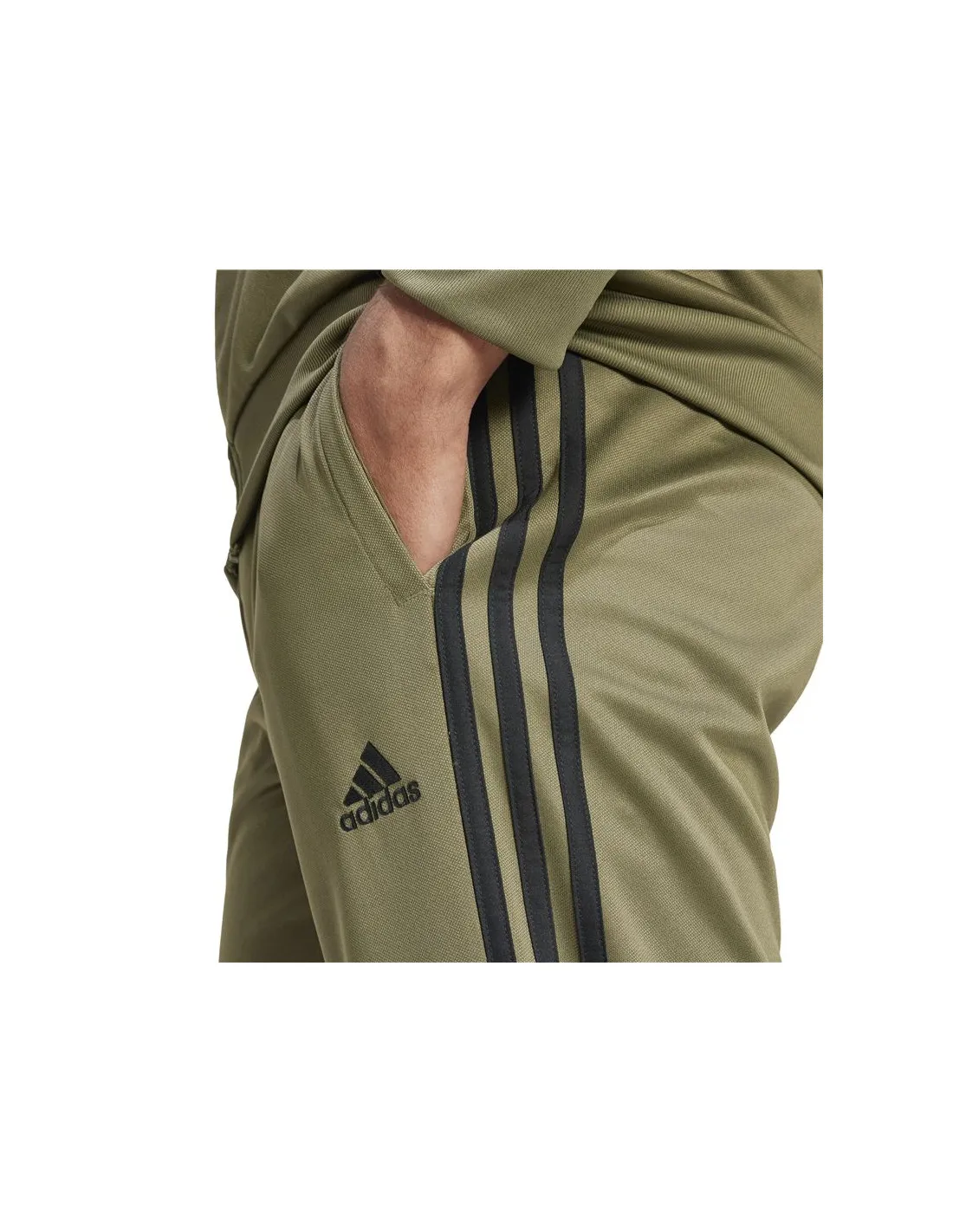 Chandal adidas Sportswear 3 Bandas Doubleknit Hombre Verde Oliva