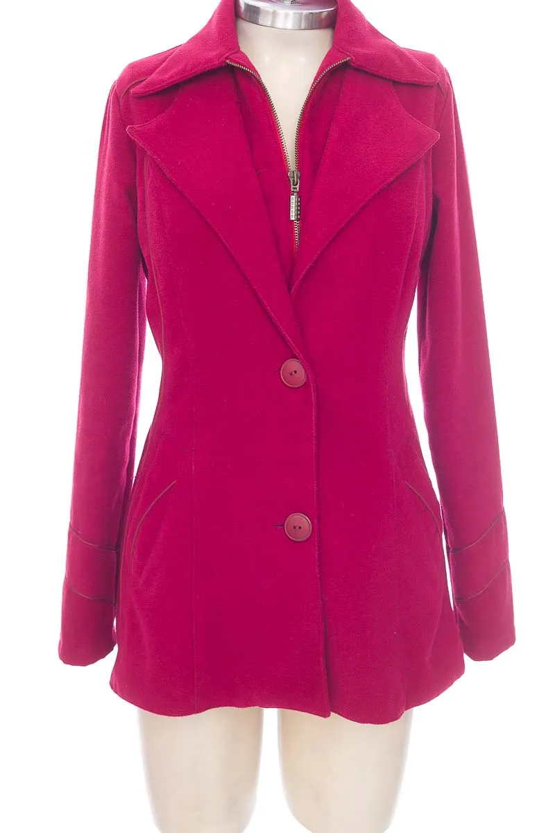 CHAQUETA / ABRIGO COLOR VINOTINTO  VICTORIA