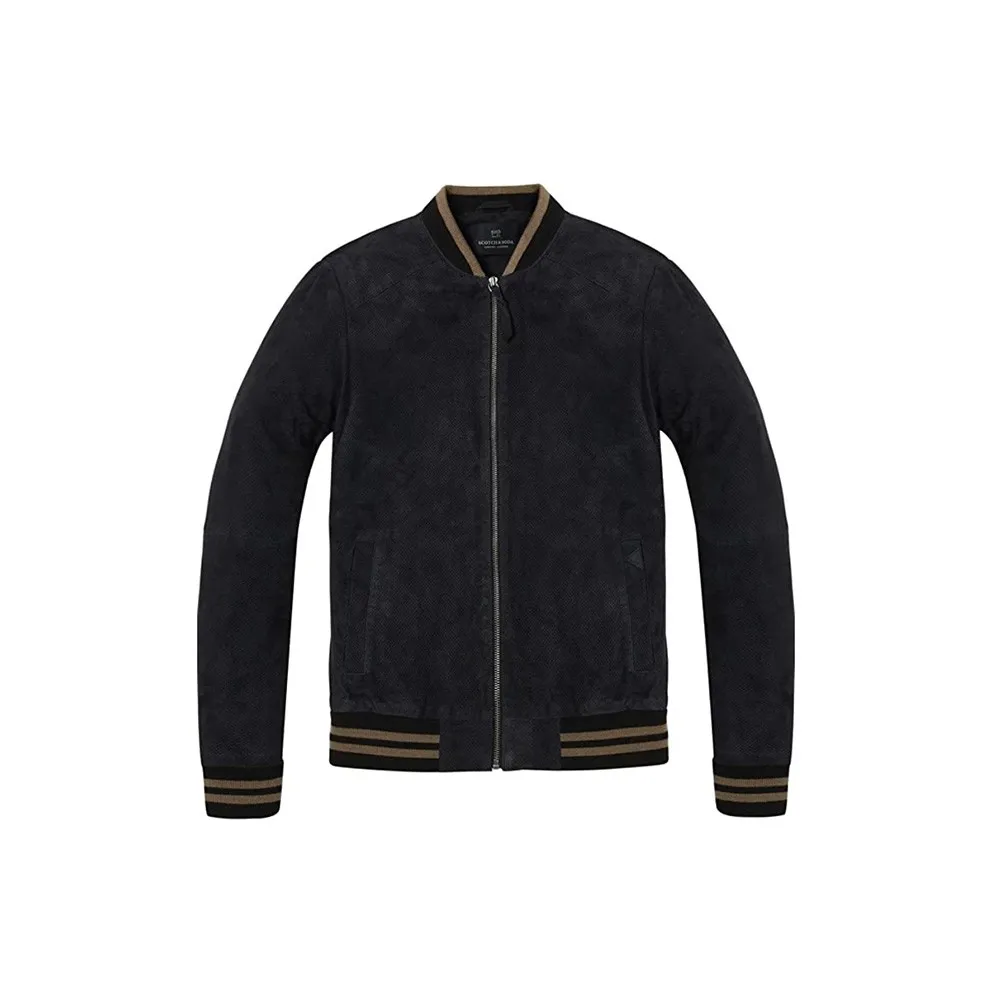 Chaqueta de Ante SCOTCH & SODA SSM142320.01 Color Negro