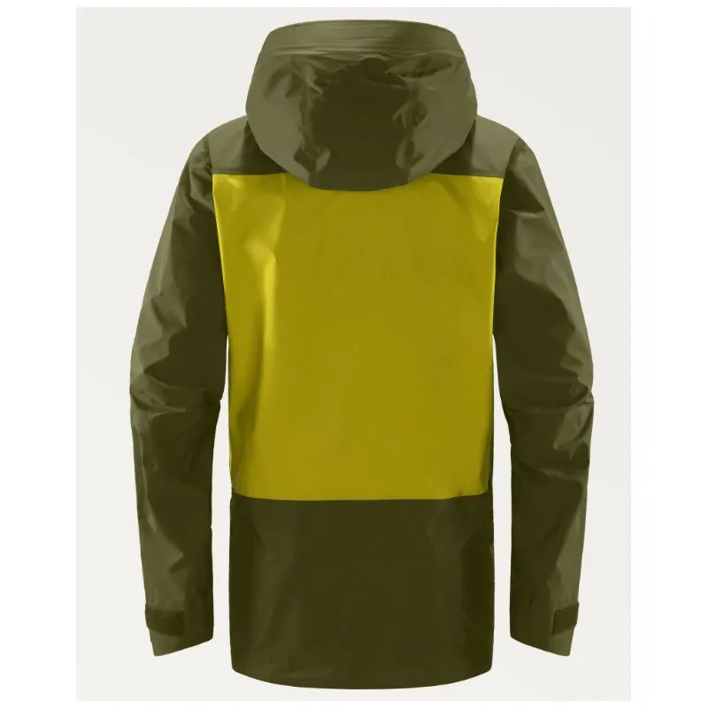 Chaqueta de esquí HAGLÖFS Vassi Touring GTX para hombre (Aurora/Verde Oliva)