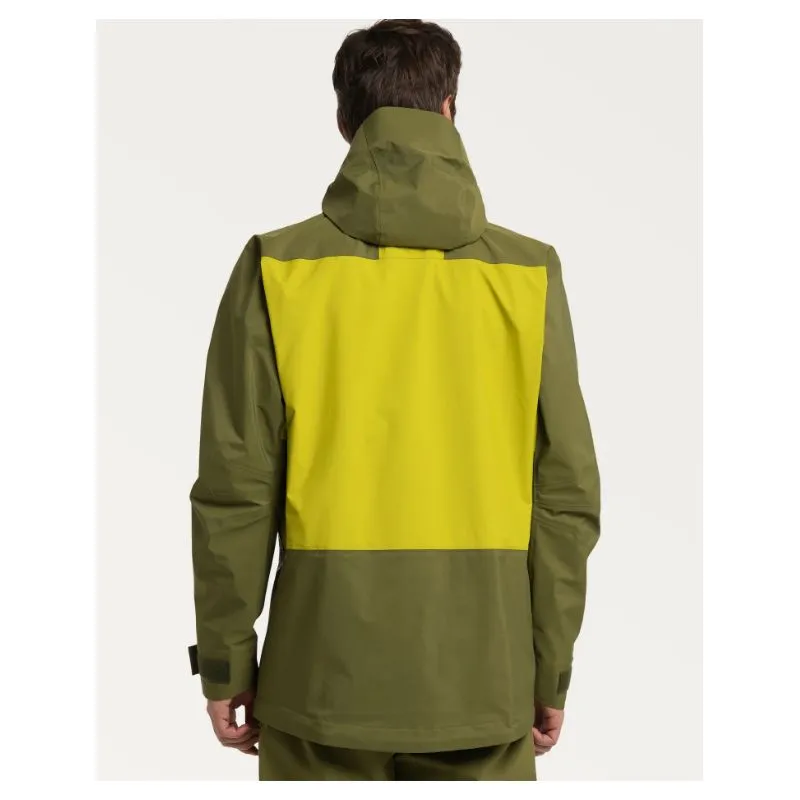 Chaqueta de esquí HAGLÖFS Vassi Touring GTX para hombre (Aurora/Verde Oliva)
