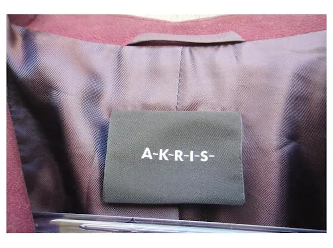 Chaqueta de gamuza akris t 40 Nueva condición Lavanda 