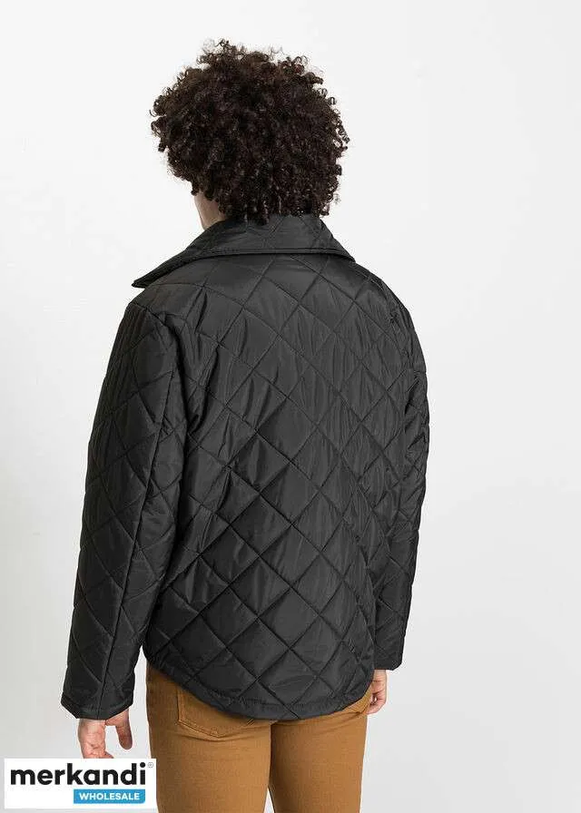Chaqueta de otoño para hombre,Chaqueta de invierno,Chaqueta acolchada negra de Bonprix