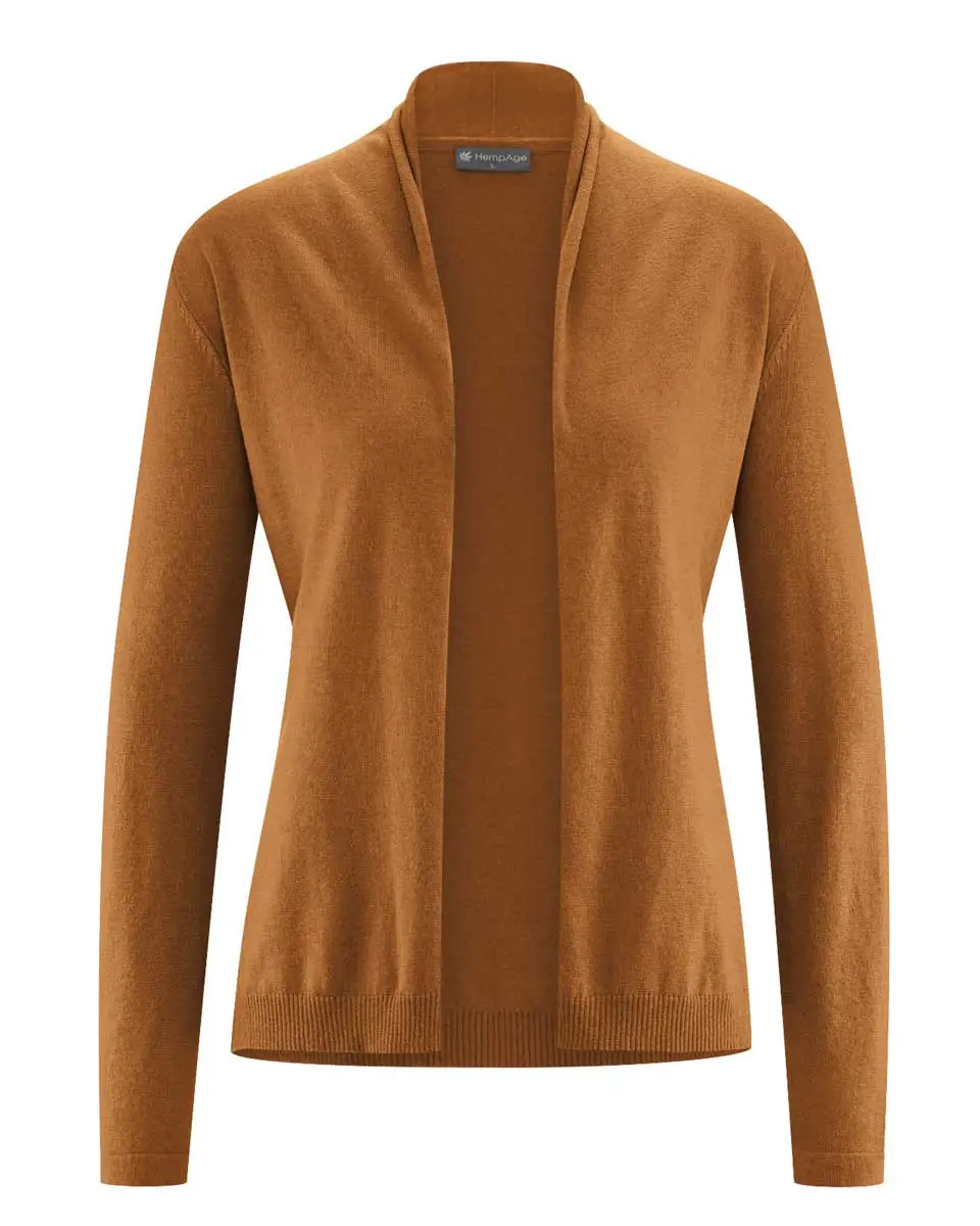 Chaqueta de punto sin botones 100% sostenible
