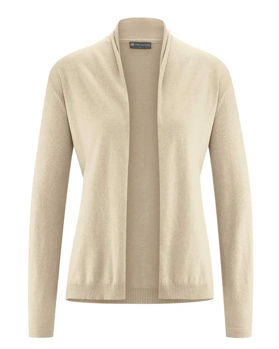 Chaqueta de punto sin botones 100% sostenible