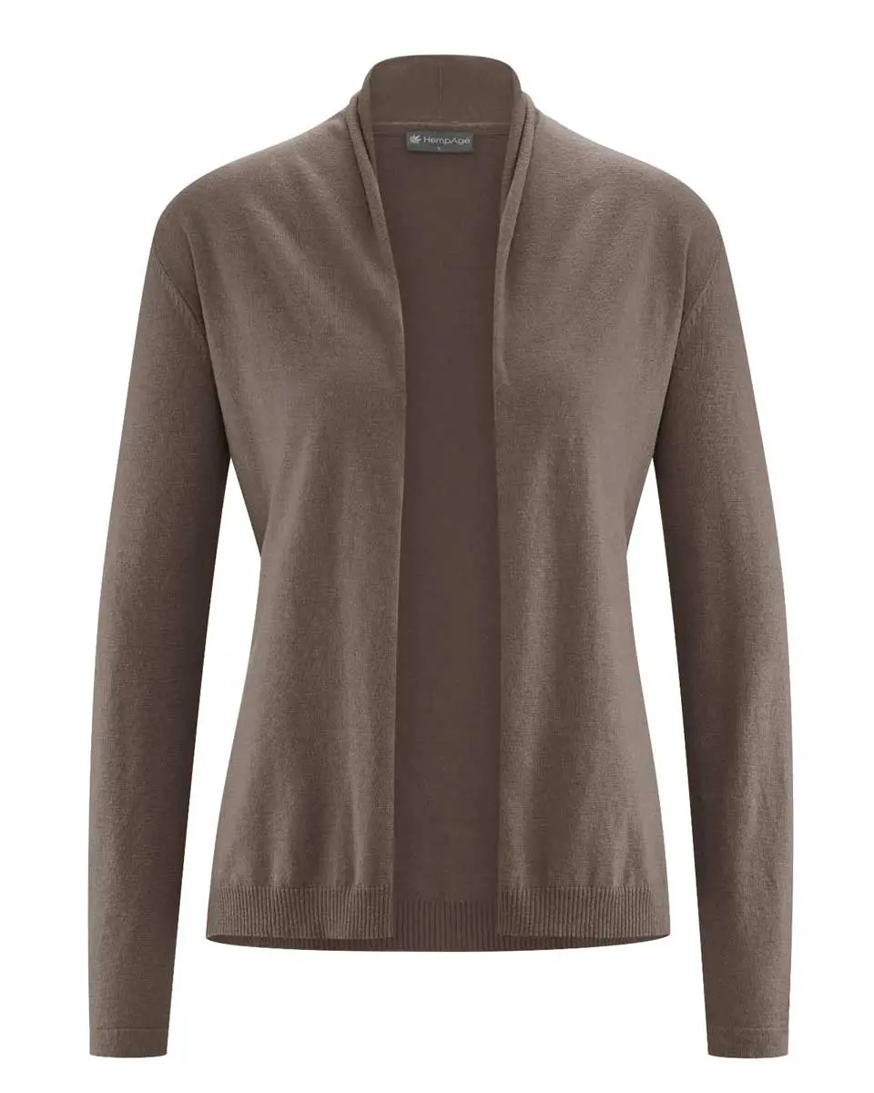 Chaqueta de punto sin botones 100% sostenible