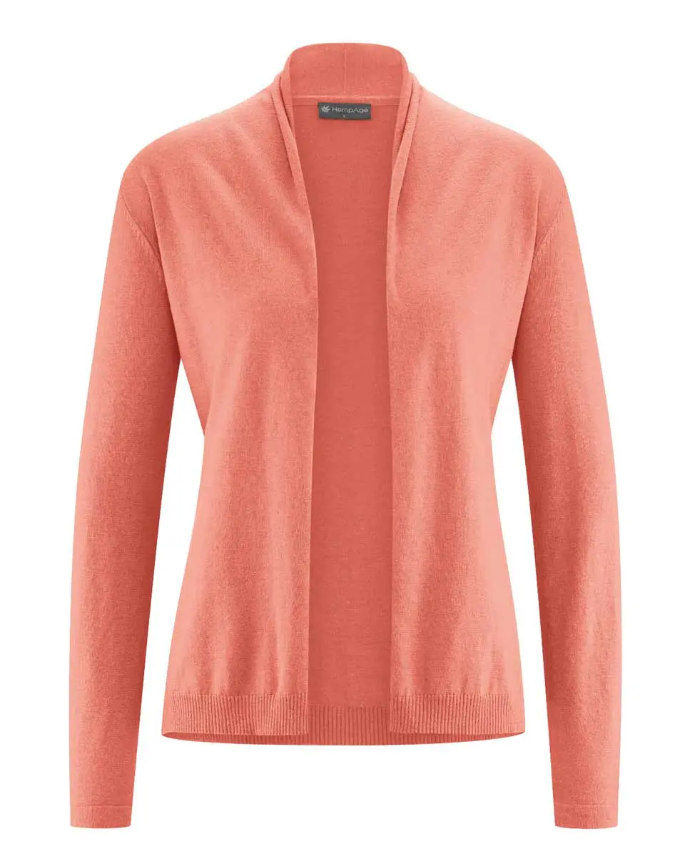 Chaqueta de punto sin botones 100% sostenible