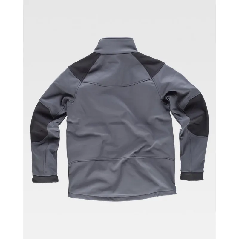 Chaqueta Workshell combinada de manga ranglán y alta capacidad térmica WORKTEAM S9495
