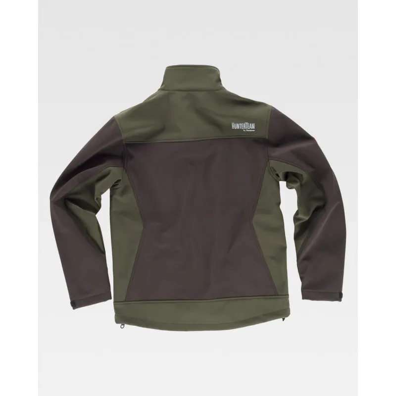 Chaqueta Workshell con canesús y solapa protectora interior WORKTEAM S8620 Sport