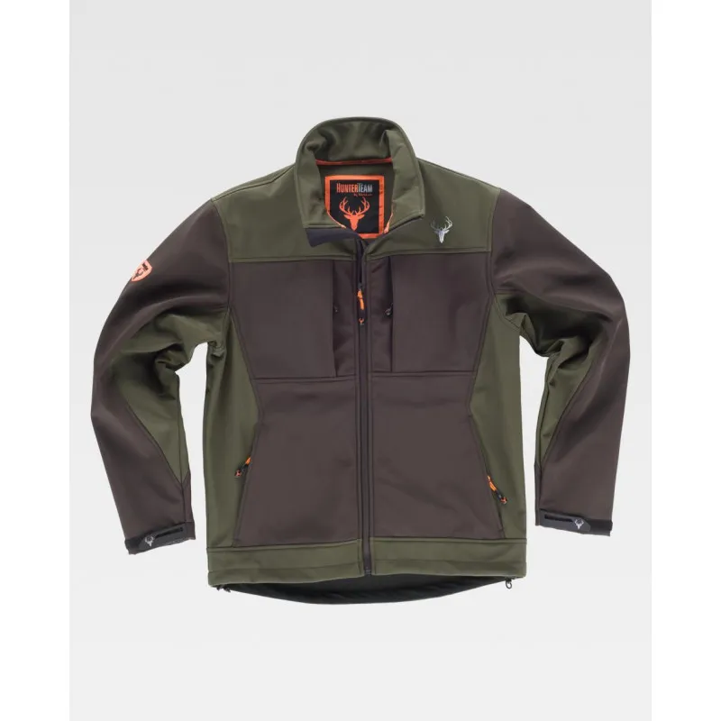 Chaqueta Workshell con canesús y solapa protectora interior WORKTEAM S8620 Sport