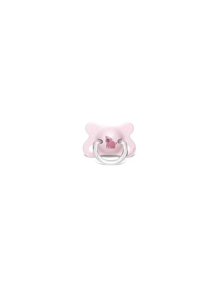 CHUPETE FUSION FISIOLÓGICO SILICONA 2/4M ROSA SUAVINEX 