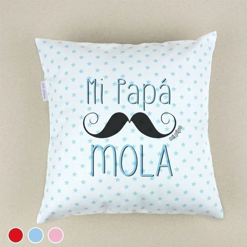 Cojín bebé Mi Papá Mola