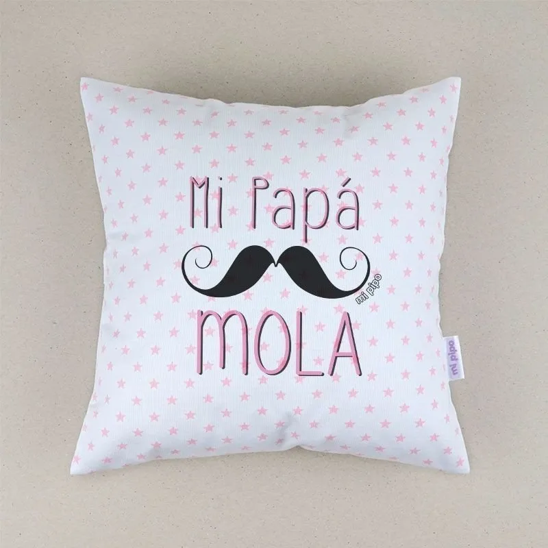 Cojín bebé Mi Papá Mola