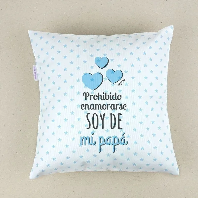 Cojín bebé Prohibido enamorarse