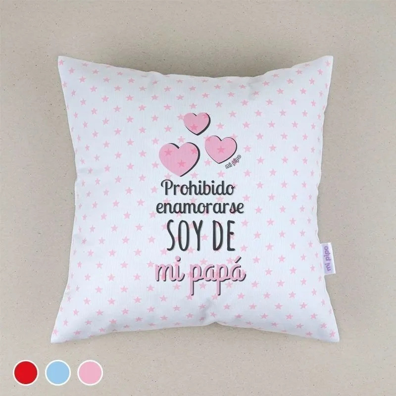 Cojín bebé Prohibido enamorarse