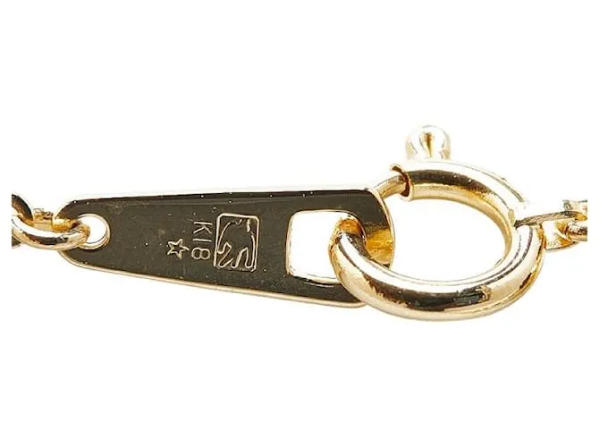 Collar de colgante Tasaki K18YG de oro amarillo con ametista de 12.40 ct y diamante de 0.58 ct en excelente estado Dorado 