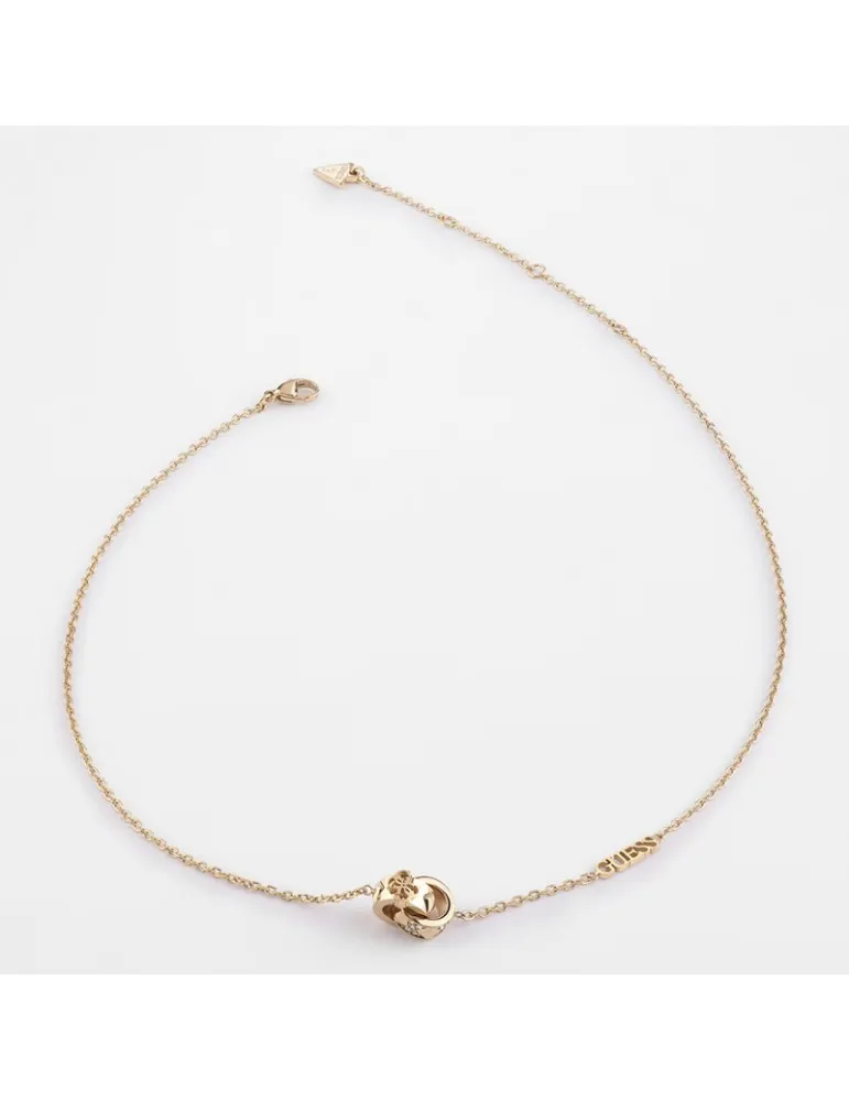 Collar Guess Mujer Forever Acero Dorado