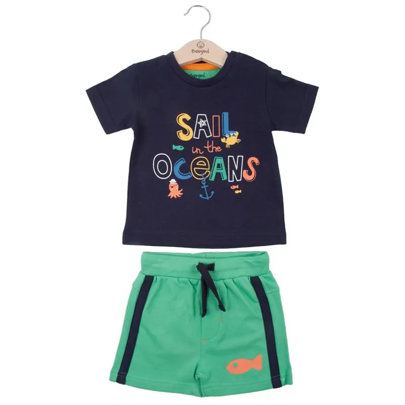 Conjunto para bebé temática marina