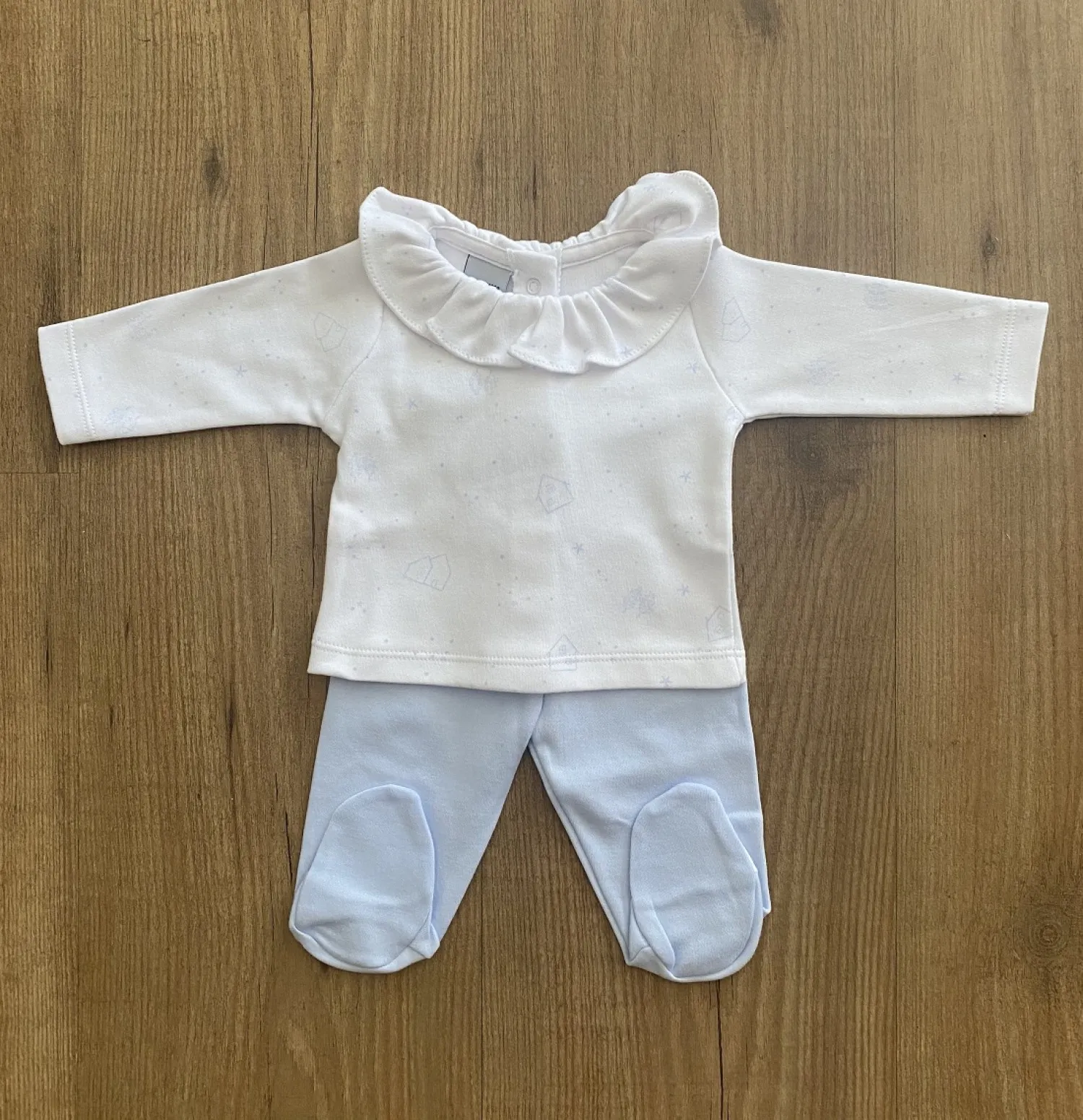 Conjunto suéter y polaina colección Foresta