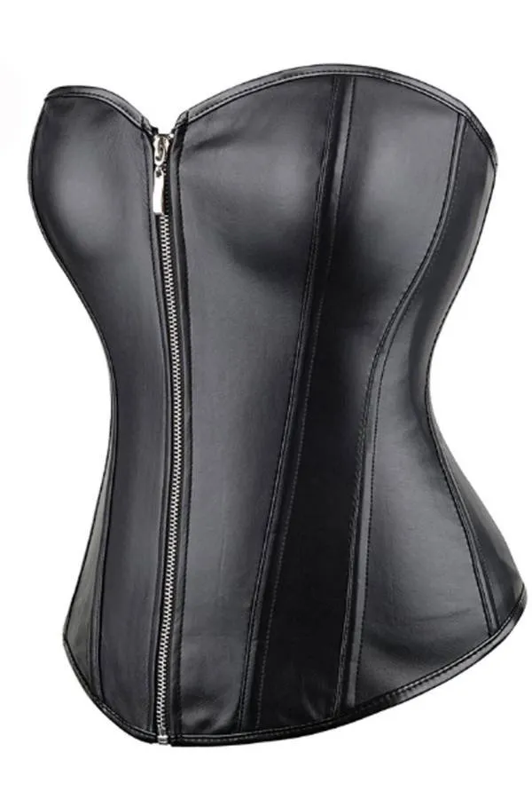 Corset cremallera piel de vestir Bruja de noche