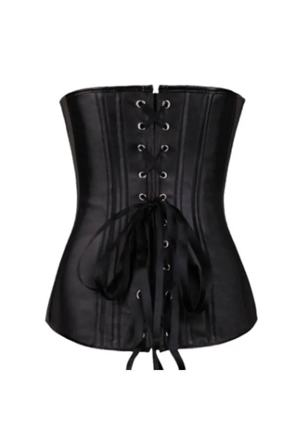 Corset cremallera piel de vestir Bruja de noche
