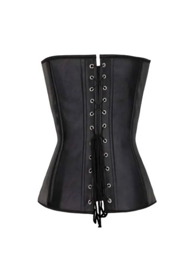 Corset polipiel hebillas Steampunk gótico de vestir