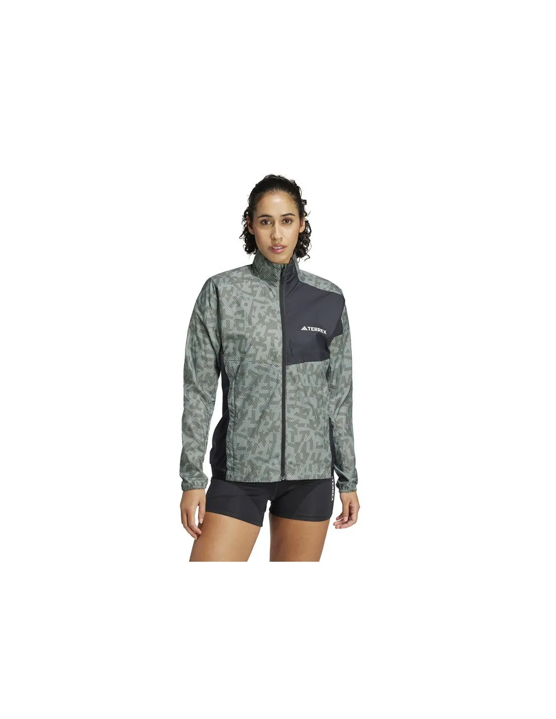 Cortavientos de Trail adidas Terrex Trail Running Wind Mujer Verde
