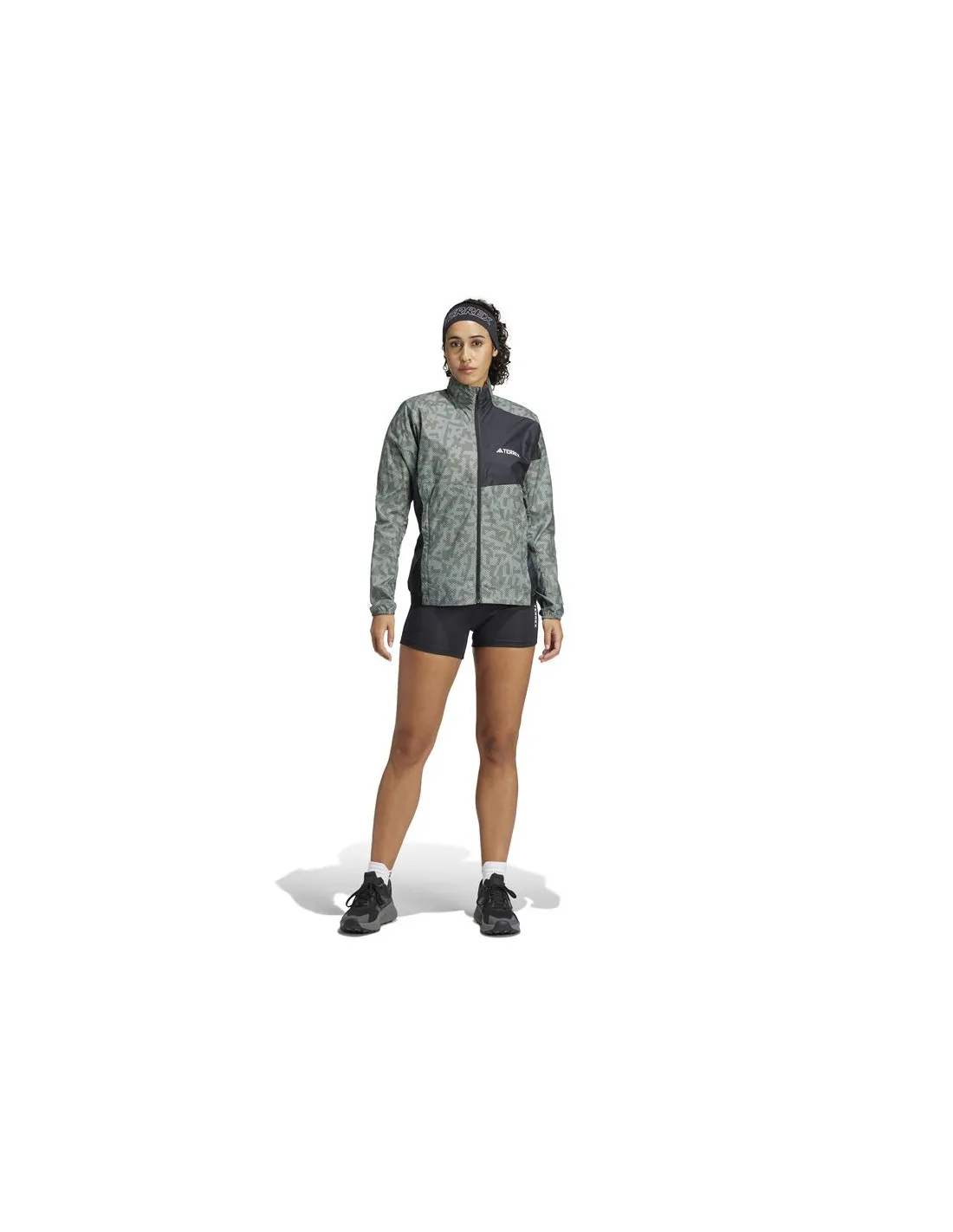 Cortavientos de Trail adidas Terrex Trail Running Wind Mujer Verde