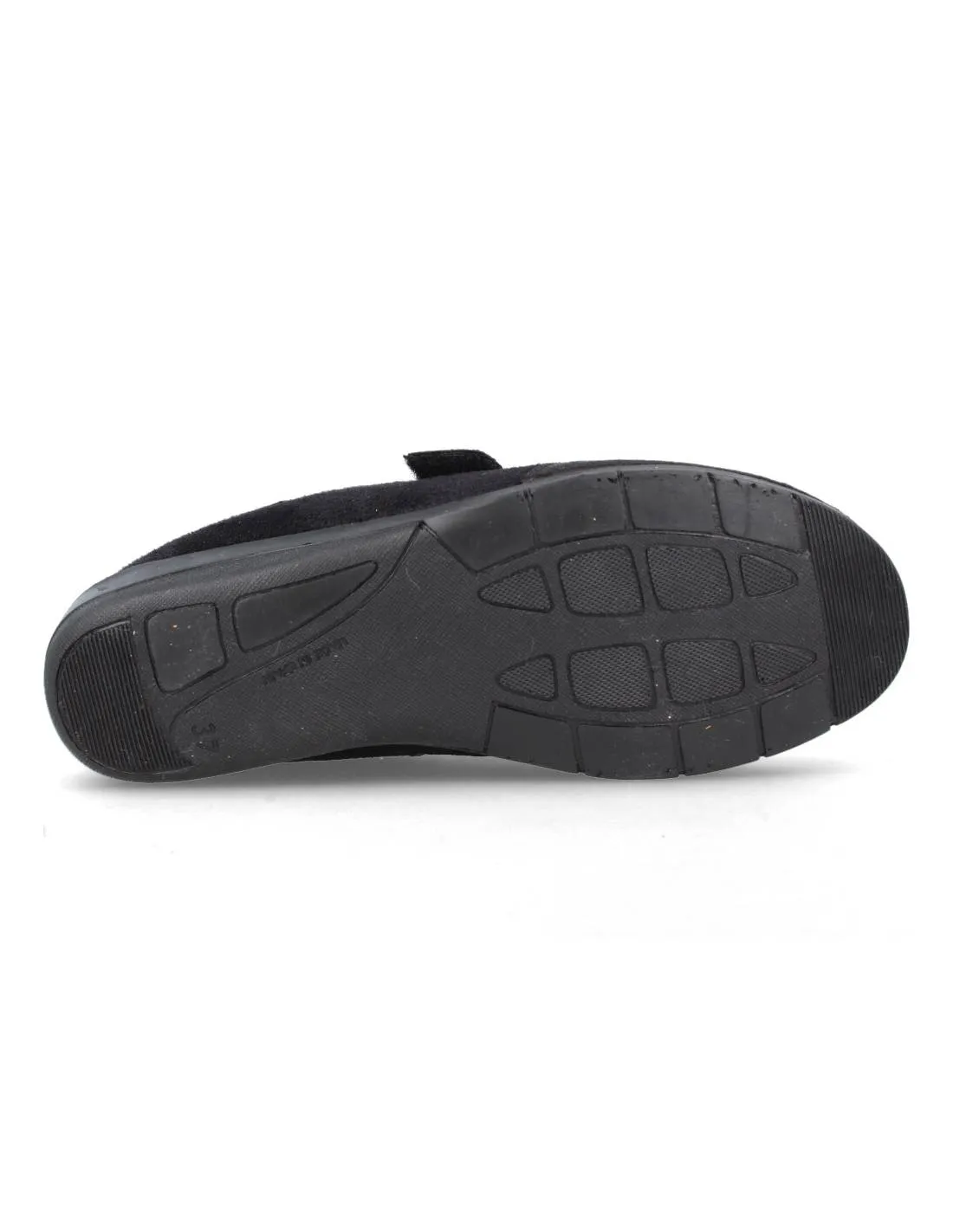 COSDAM  ZAPATILLA CASA VELCRO CHAROL NEGRO