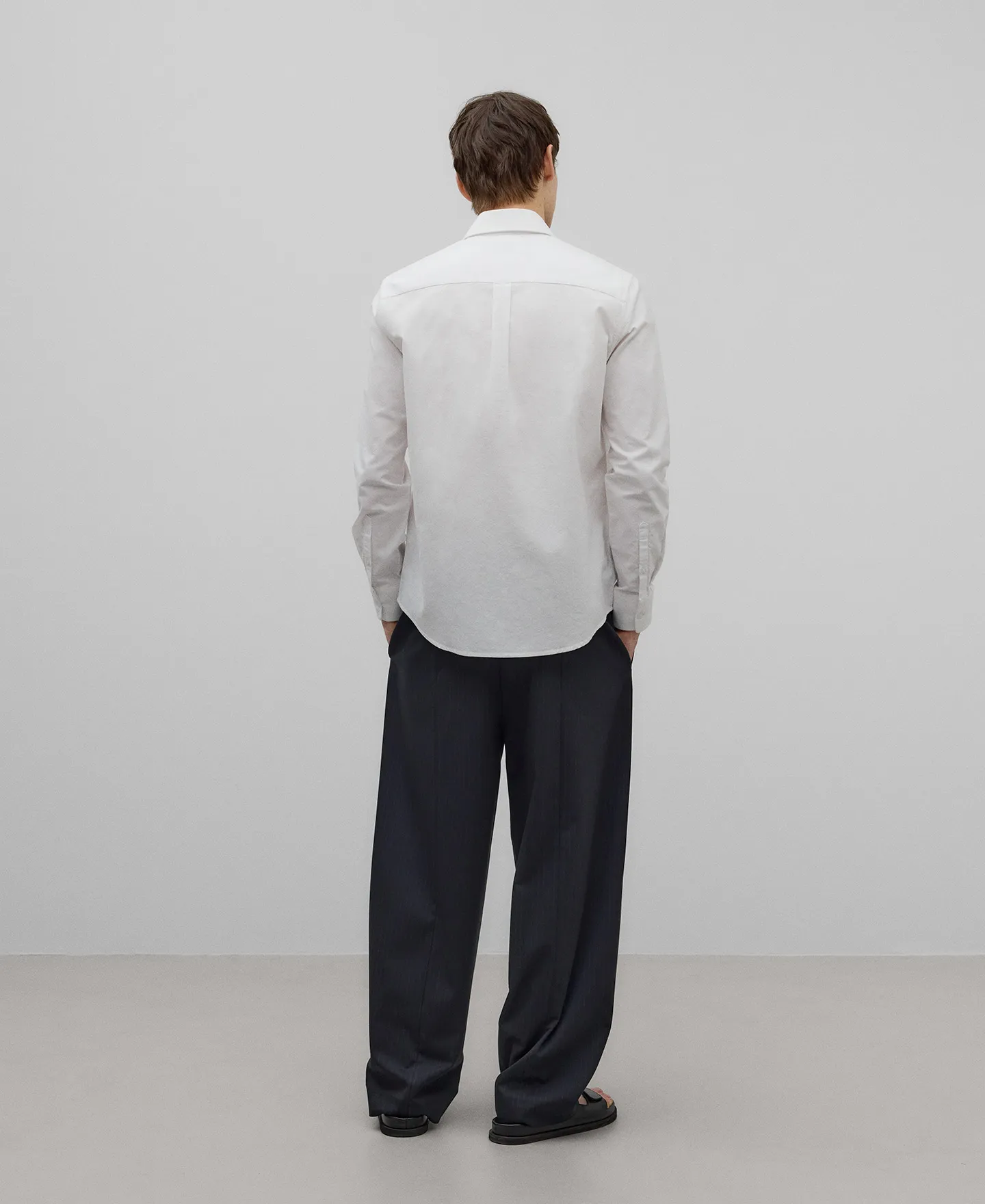 Cotton Oxford shirt man