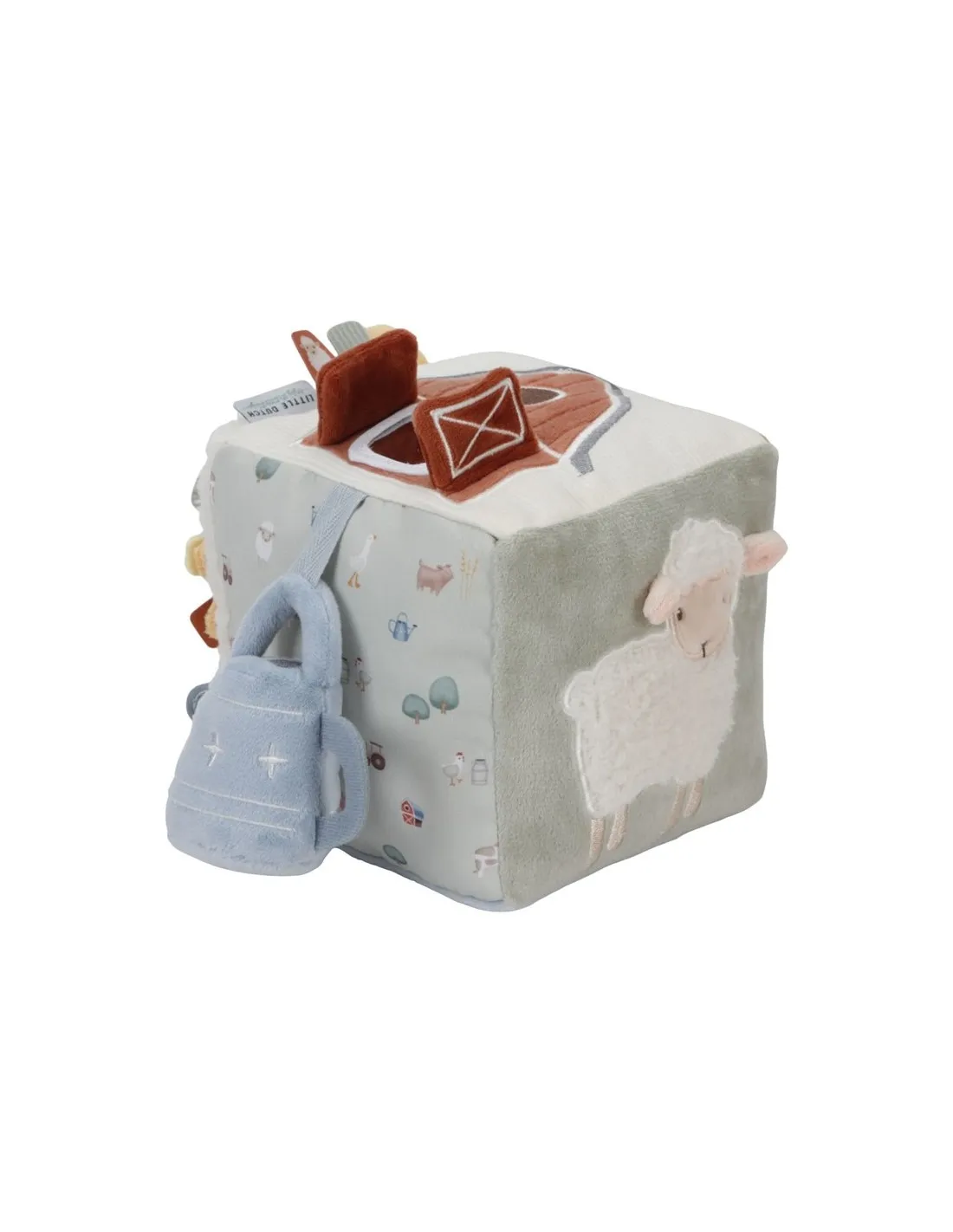 CUBO BLANDITO DE ACTIVIDADES PEQUEÑA GRANJA LITTLE DUTCH