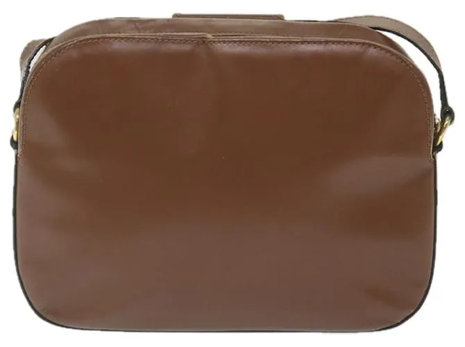 Céline CELINE Bandolera Cuero Marrón Auth ar10843segundo Castaño 