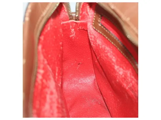 Céline CELINE Bandolera Cuero Marrón Auth ar10843segundo Castaño 